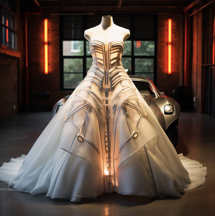 28 Wedding Dresses Inspired By Disney And Pixar Movies Made By AI
