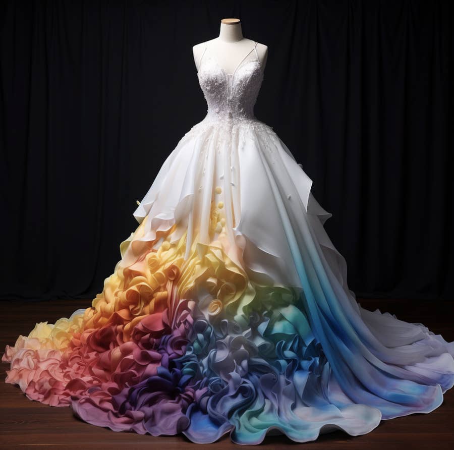 28 Wedding Dresses Inspired By Disney And Pixar Movies Made By AI