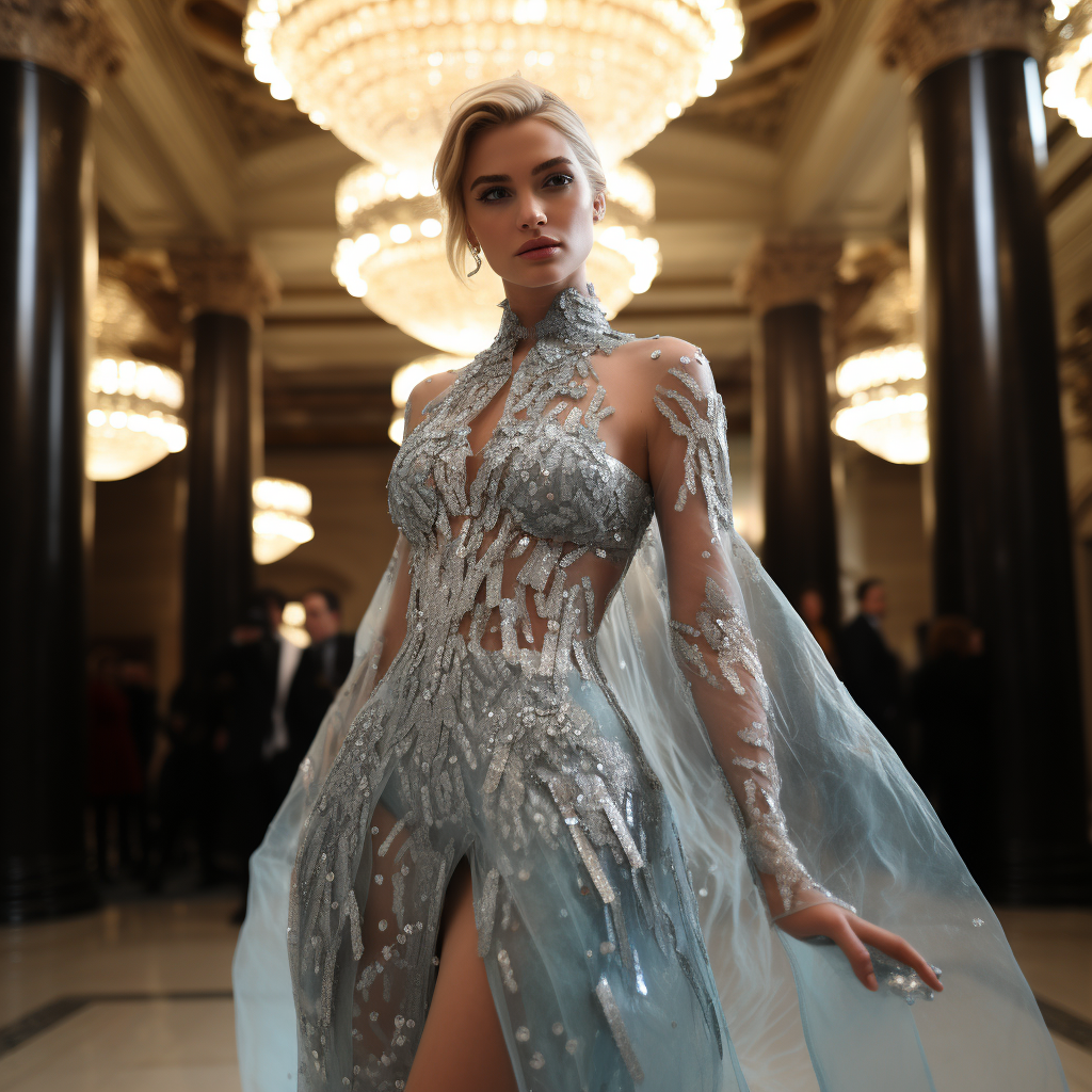 Elsa at the Met Gala