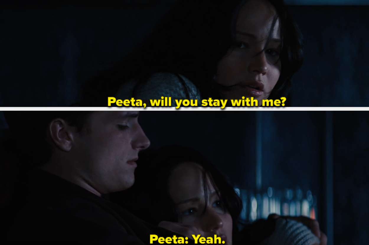 &quot;Peeta, will you stay with me?&quot;