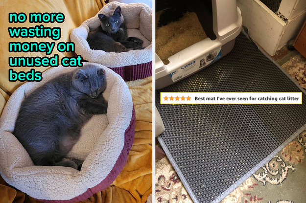 Cat Litter Mat Extra Large With Scatter Control in Brown - Smiling Paws Pets