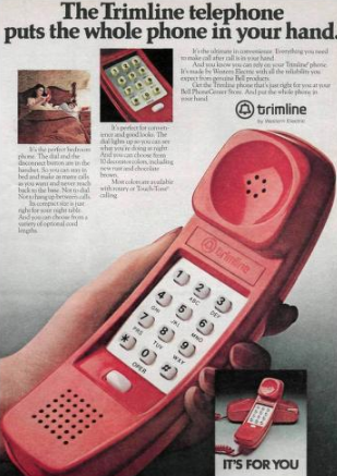vintage trimline telephone ad