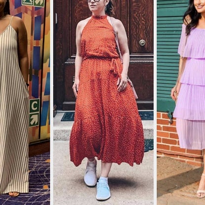 36 Longer Dresses You Can Comfortably Lounge In While Serving Up Almost Too Much Fashion