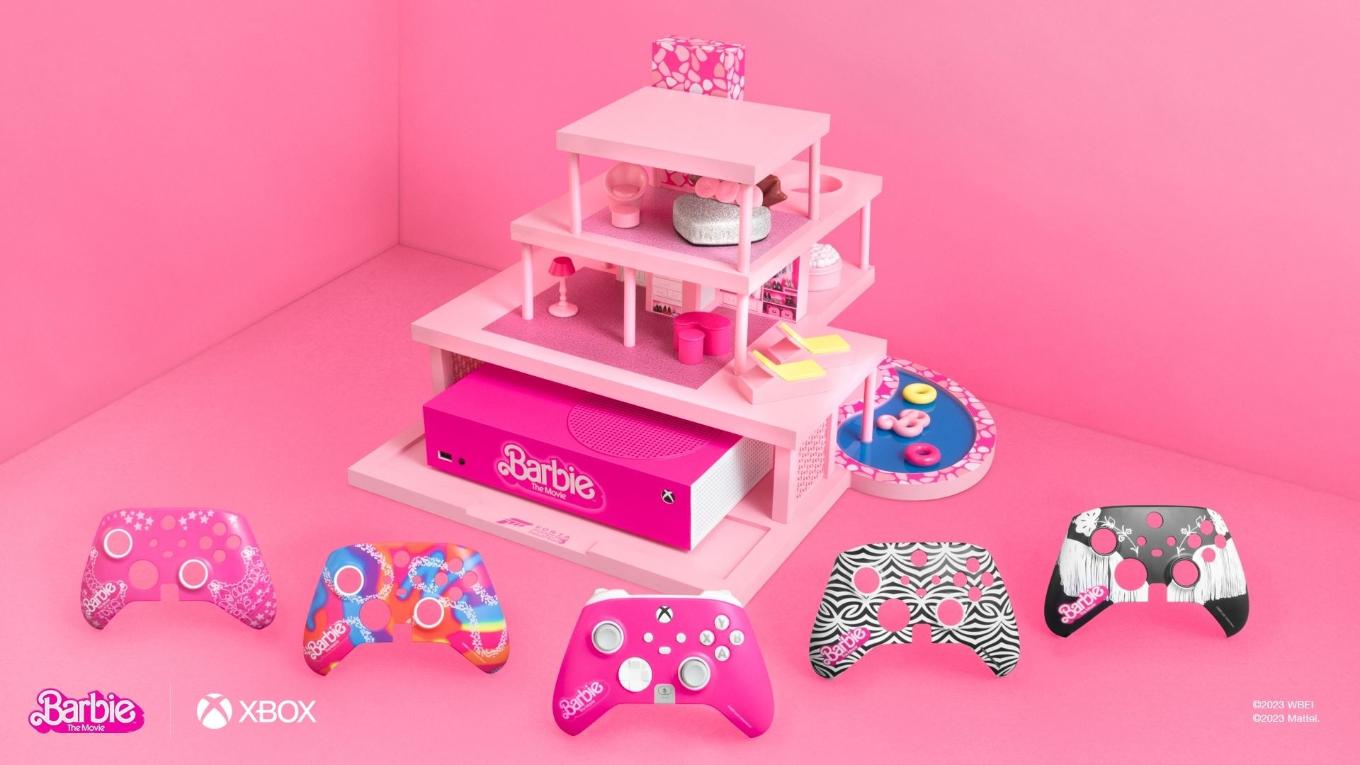 Xbox barbie set