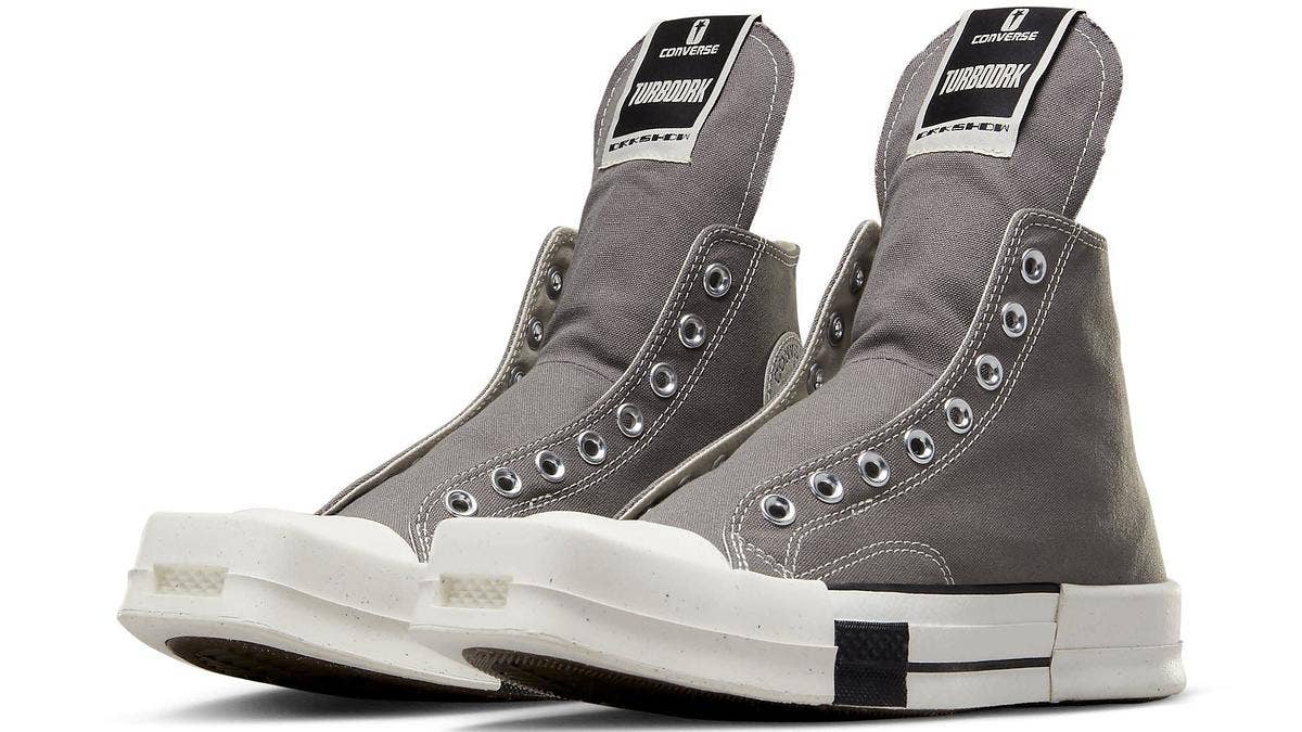 The next Rick Owens x Converse TurboDrk Chuck 70 releases go laceless, with the 'Hot Pink' and 'Dust' colorways dropping in May 2023. Click here for more.
