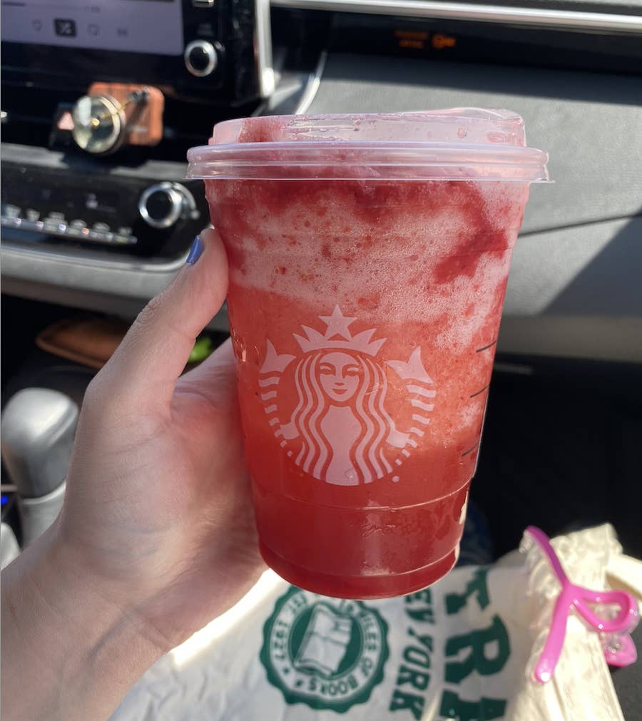 Strawberry outlet acai blended