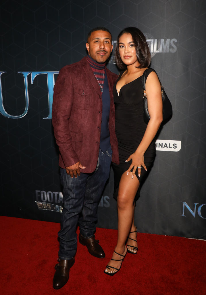 Marques and Miya on the red carpet