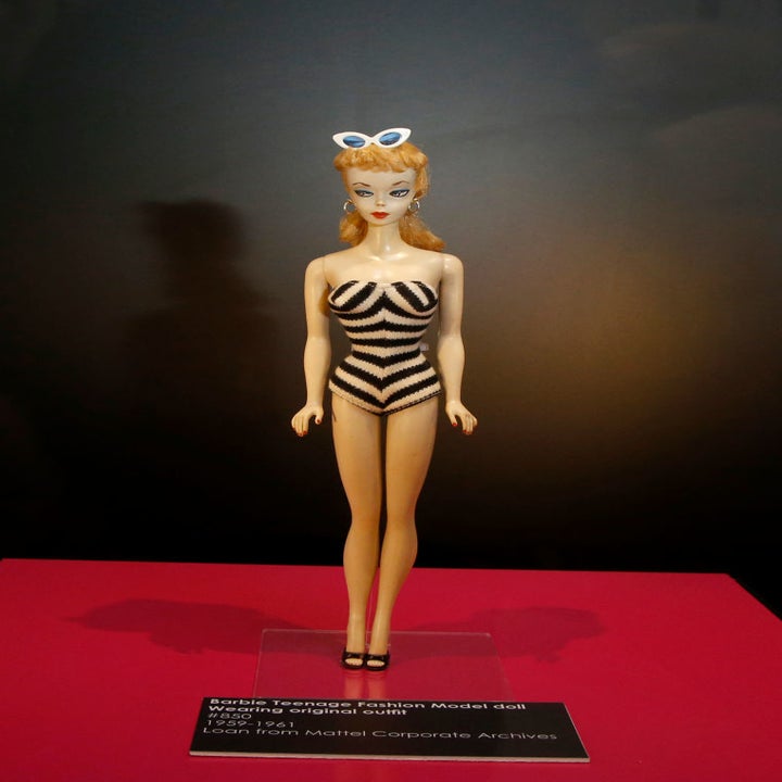 Barbie doll from '59–'61 wearing the original outfit