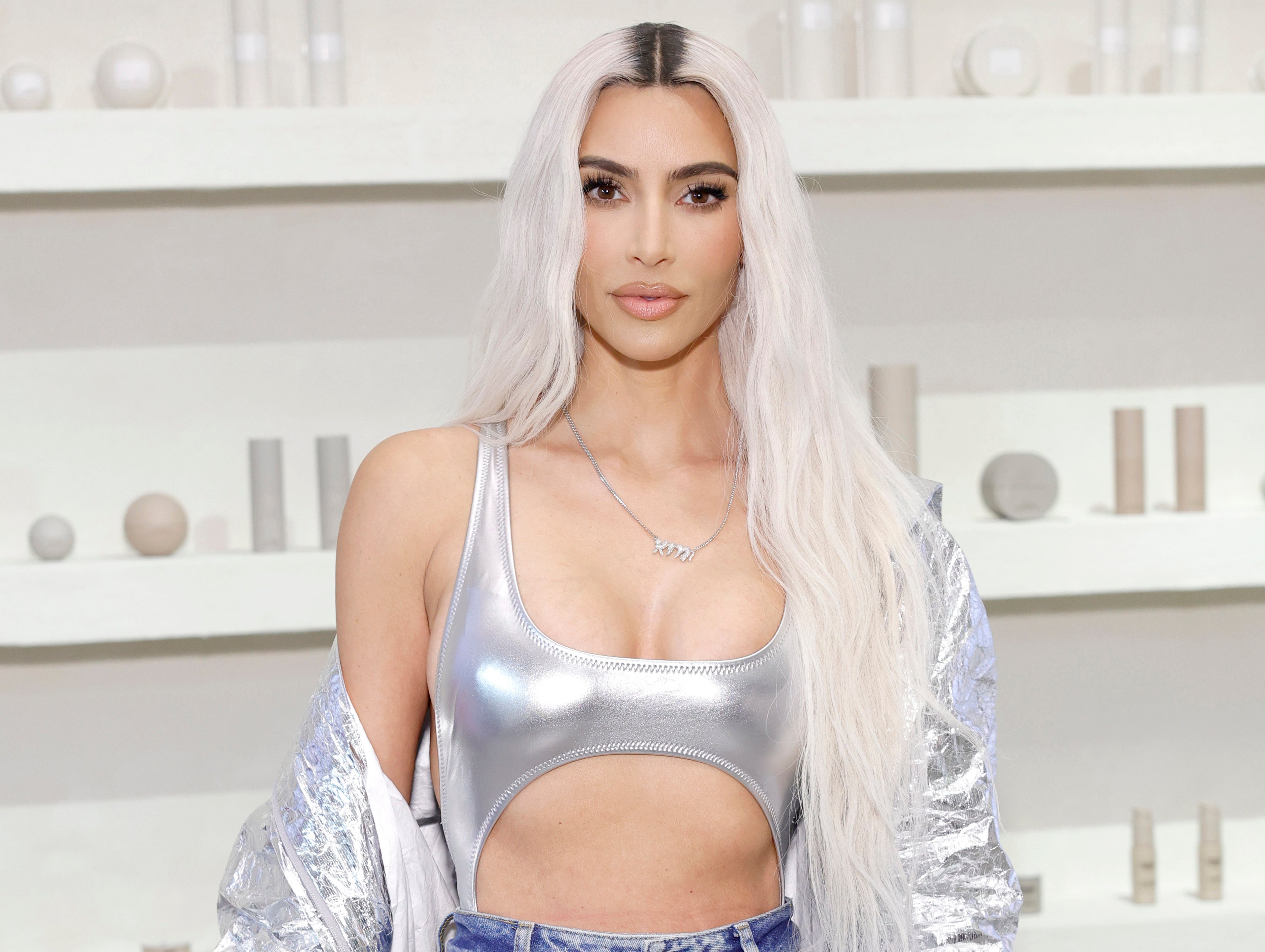 A closeup of Kim