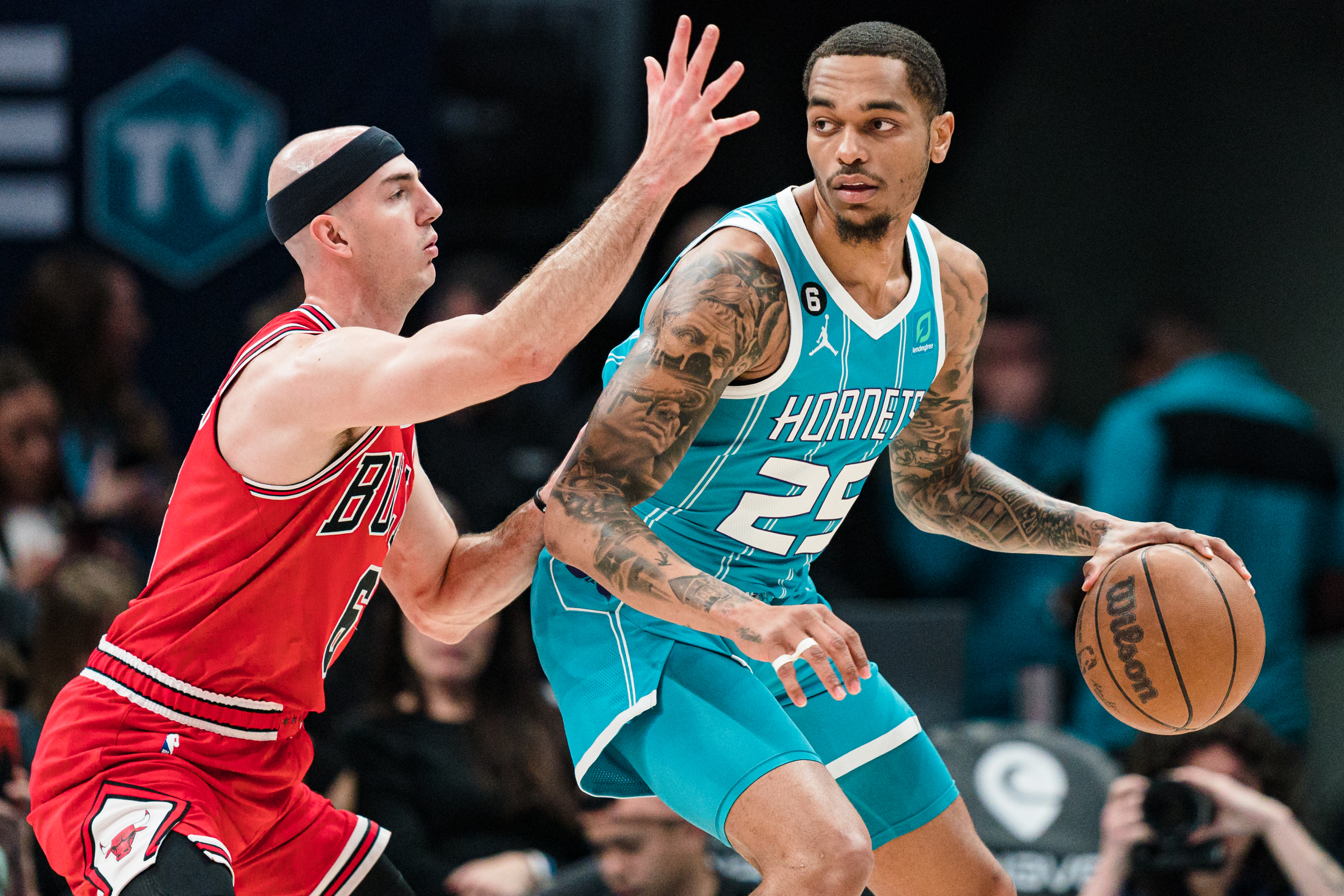 Charlotte Hornets V Denver Nuggets by Garrett Ellwood