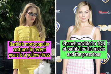 Barbie's most popular costume in recent years is a yellow dress, and Chanel provided a ton of outfits for the movie and the press tour
