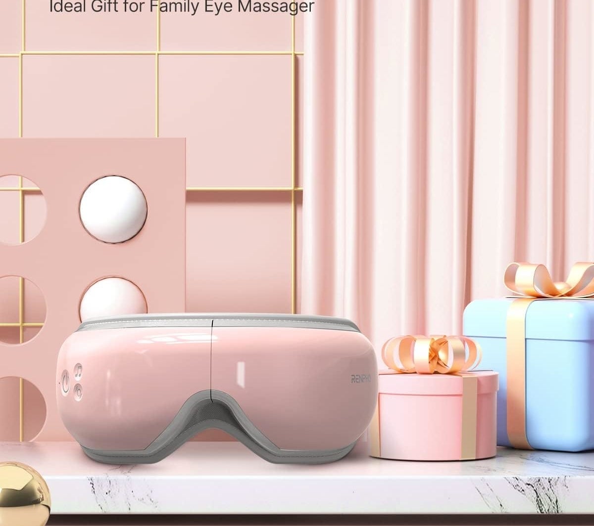 The eye massager in pink