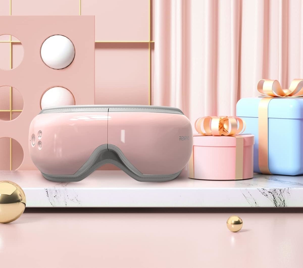 The eye massager in pink