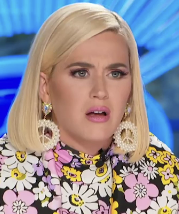 Katy Perry confused face