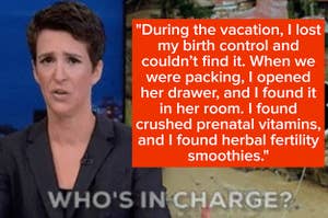 rachel maddow asking who's in charge
