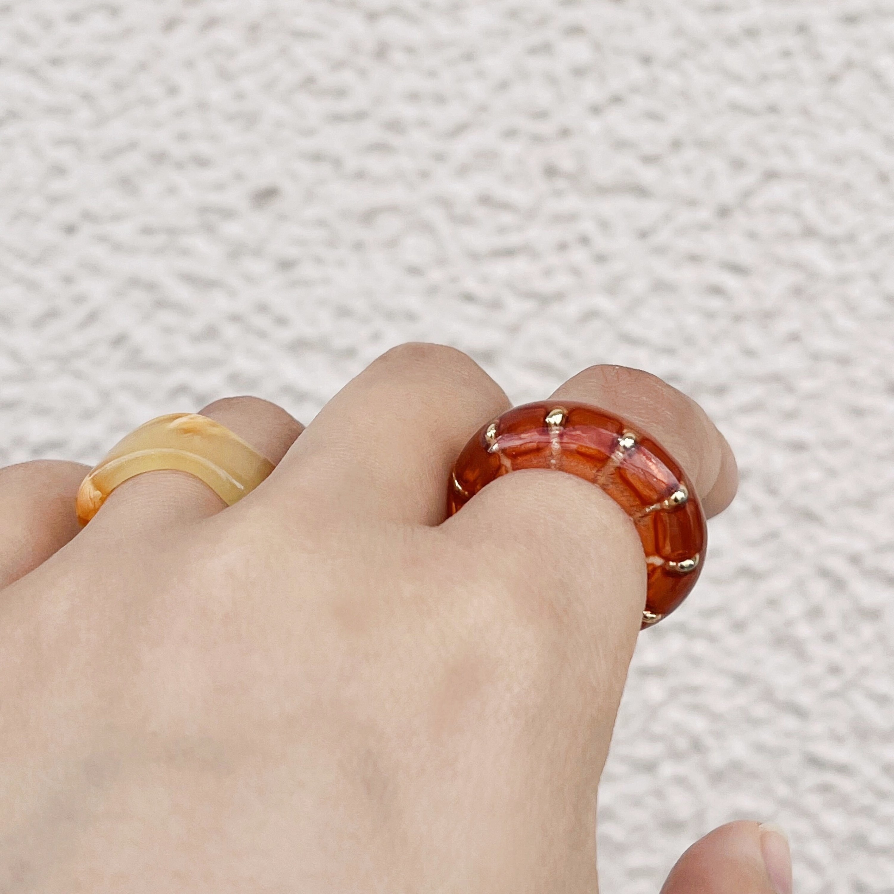 niko and&hellip;（ニコアンド）のオススメのアクセサリー「ウォッシャブルクリアセットリング」