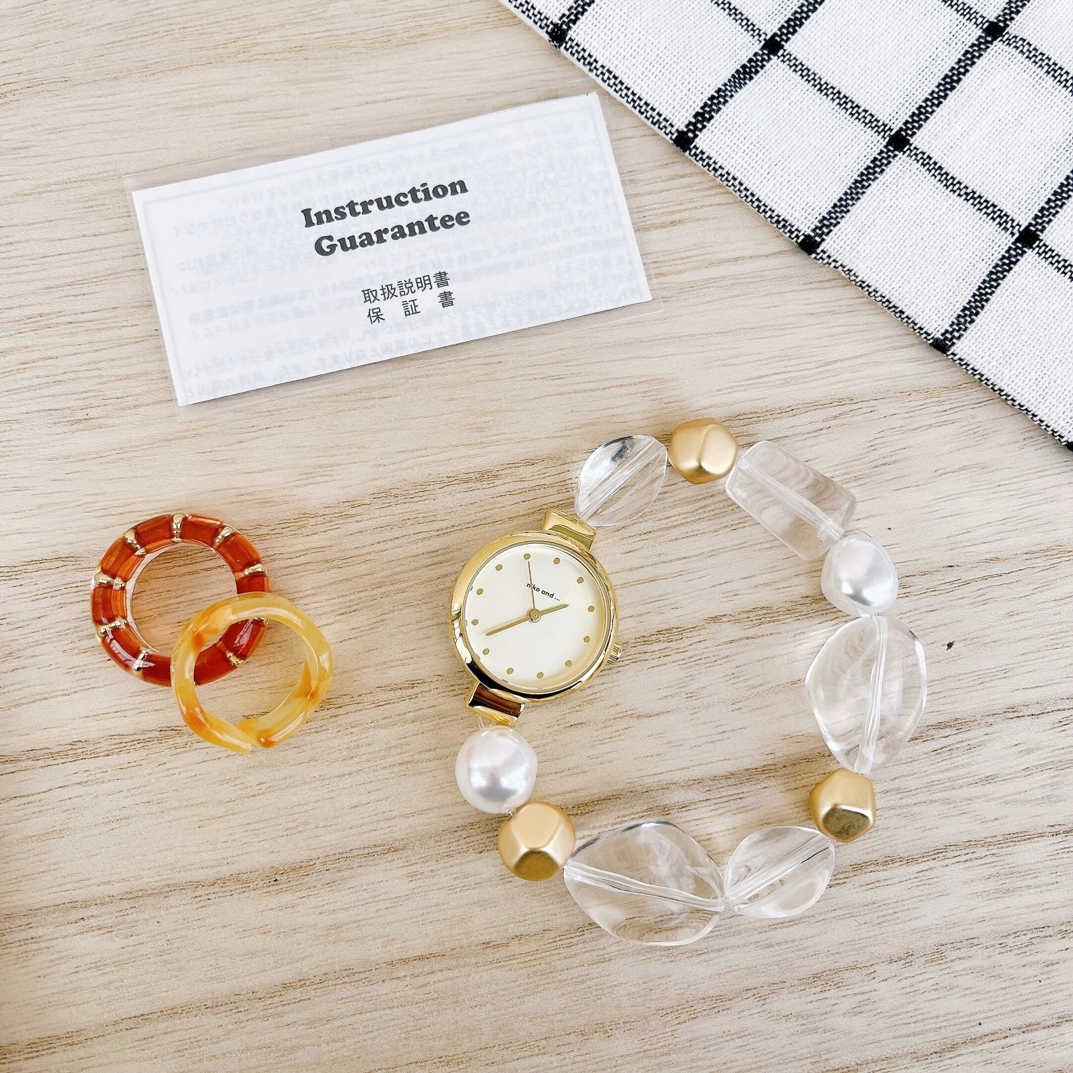 niko and&hellip;（ニコアンド）のオススメのアクセサリー「ウォッシャブルクリアセットリング」