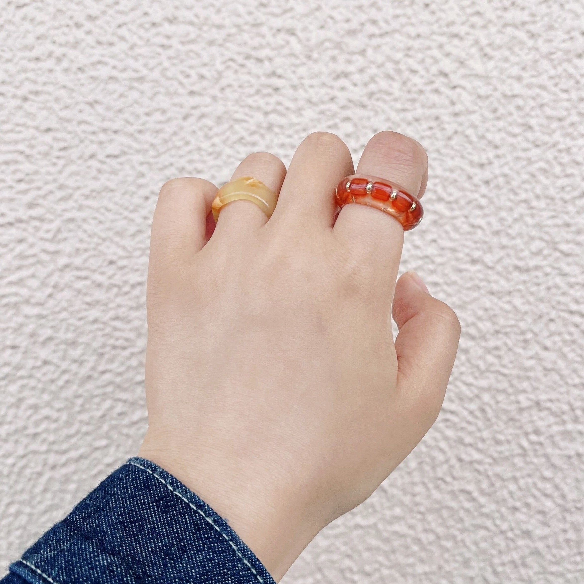 niko and&hellip;（ニコアンド）のオススメのアクセサリー「ウォッシャブルクリアセットリング」