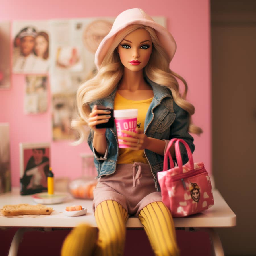 How to make clothes for barbie vsco girl 