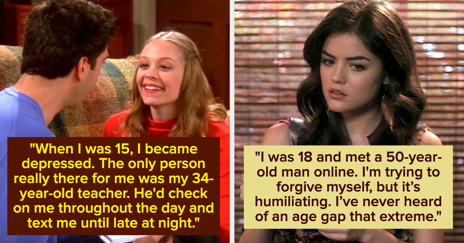 Women Share Teenage Dating Horror Stories With Older Men