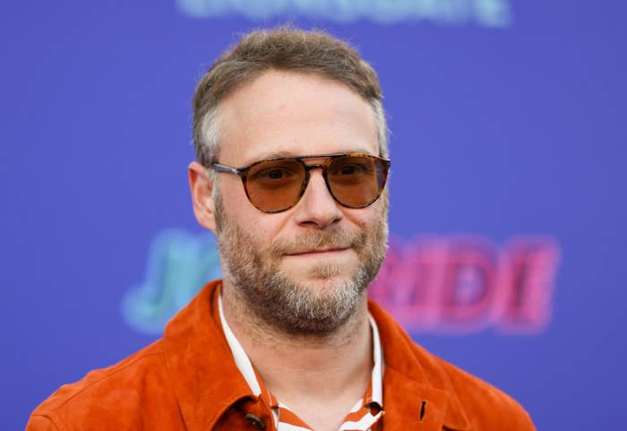 Seth Rogen attends the Los Angeles premiere of Lionsgate's "Joy Ride" at Westwood Regency Village Theater on June 26, 2023 in Los Angeles, California.