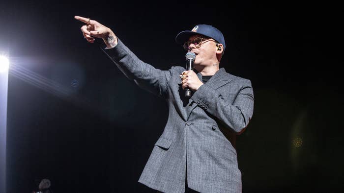 logic wearing suit