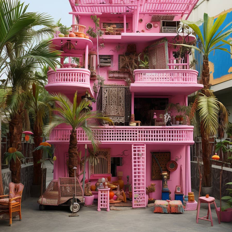 Barbie's Dreamhouse In 35 Countries Around The World AI