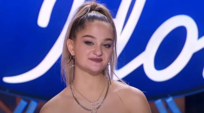 Closeup of Claudia Conway