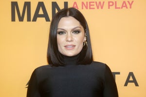 Jessie J poses on the red carpet