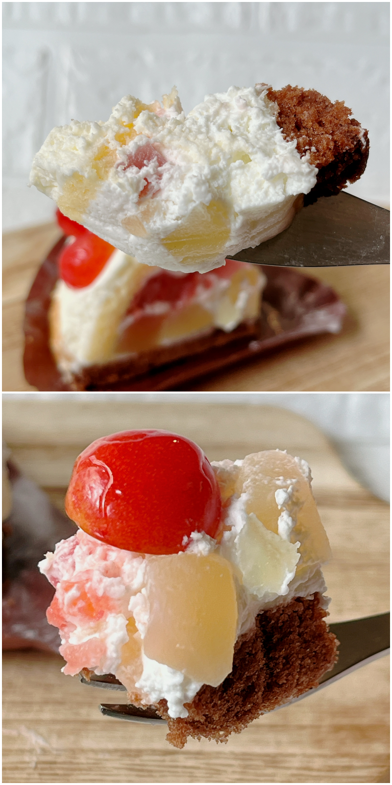 Châteraisé（シャトレーゼ）おすすめの季節限定スイーツ「フルーツボンブケーキ 国産さくらんぼ」