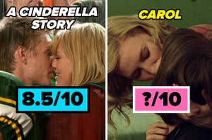 KISS SCENE FROM A CINDERELLA STORY AND KISS SCENE FROM CAROL