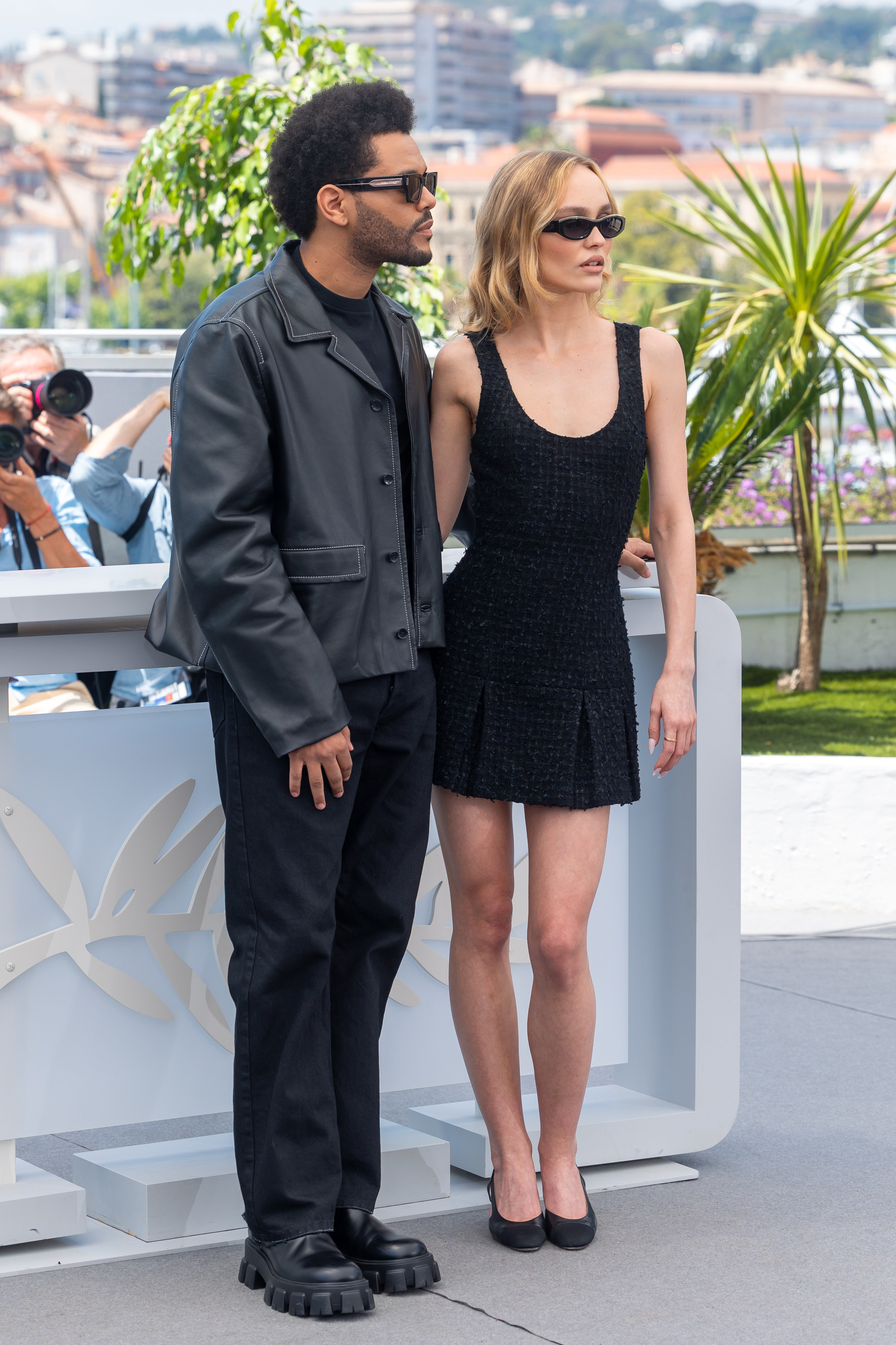 Abel and Lily-Rose in Cannes