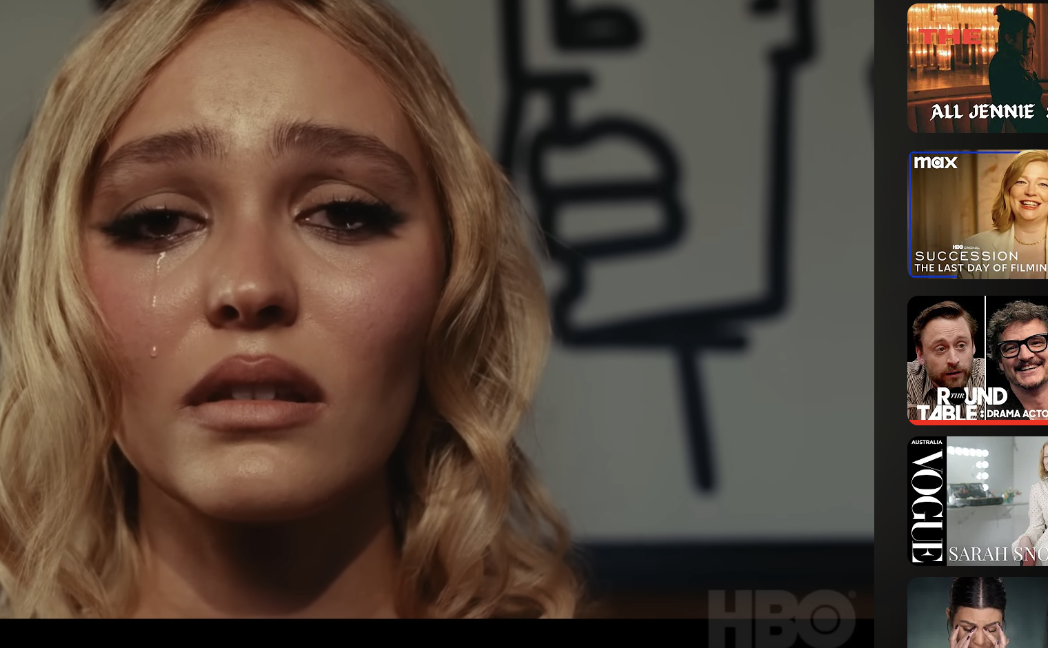 Lily Rose Depp/ The Idol Makeup, Video published by zayrasandoval