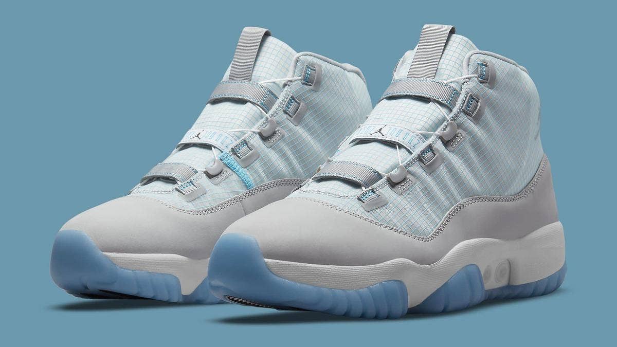 The innovative Air Jordan 11 Adapt is dropping in a new 'Dark Powder Blue' colorway in December 2021. Click here for the official release info.