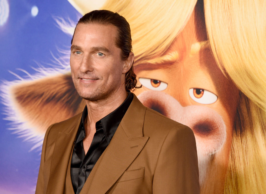 Closeup of Matthew McConaughey