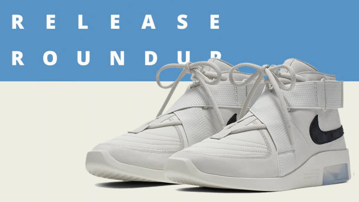 Check out the most important releases for the week of Apr. 24 including the latest Nike Air Fear of God capsule, Adidas Yeezy Boost 700 'Analog' and more.