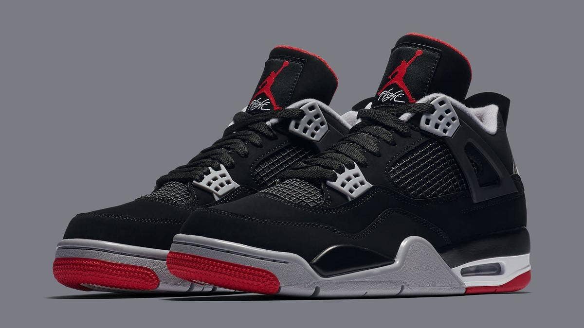 Check out the most important releases for the week of May 1, including the Air Jordan 4 'Bred,' BBC x Adidas Pharrell NMD Hu 'Digijack' and more.