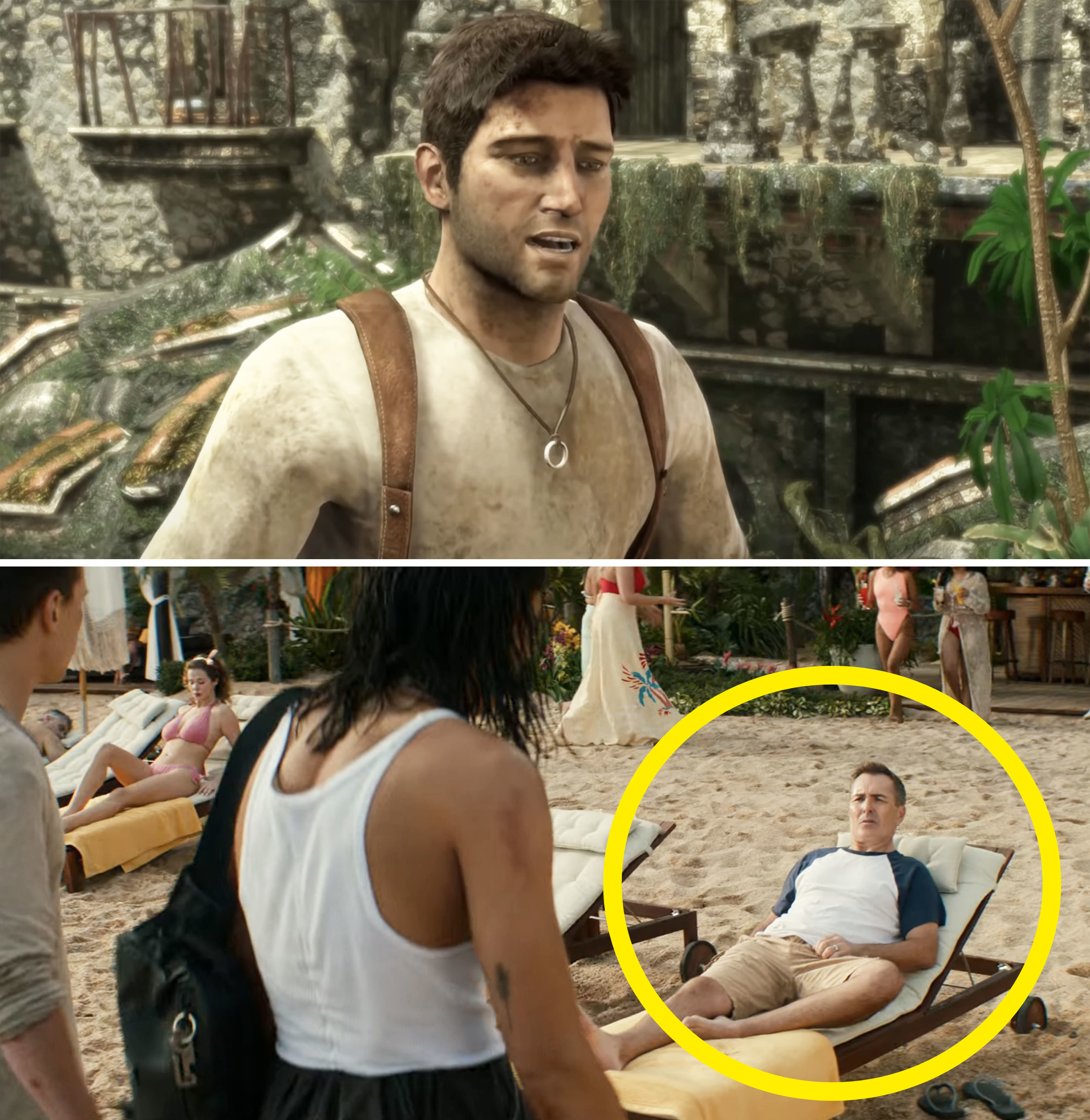 Screen grabs from &quot;Uncharted&quot;