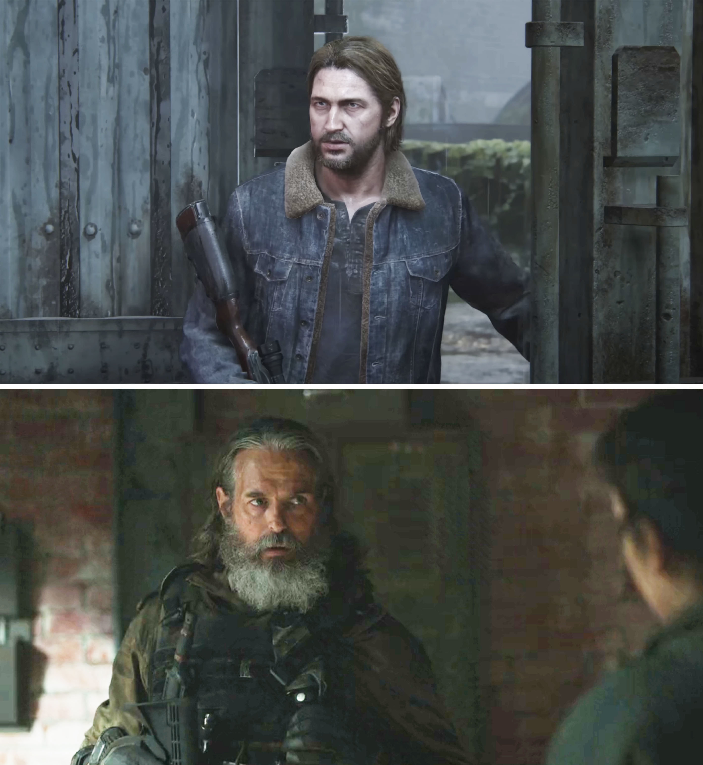Screen grabs from &quot;The Last of Us&quot; video game and series