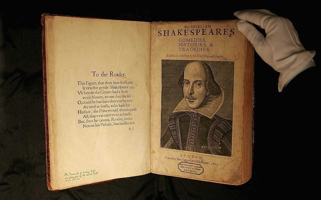 A book by William Shakespeare