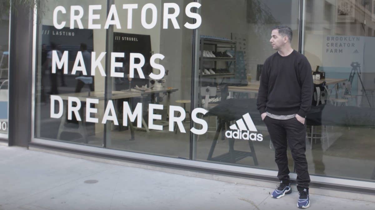 In a recent interview with 'Sole Collector,' Adidas VP and Creative Director Marc Dolce discusses why he left Nike for Adidas, as well as the brand's Brooklyn Creator Farm.