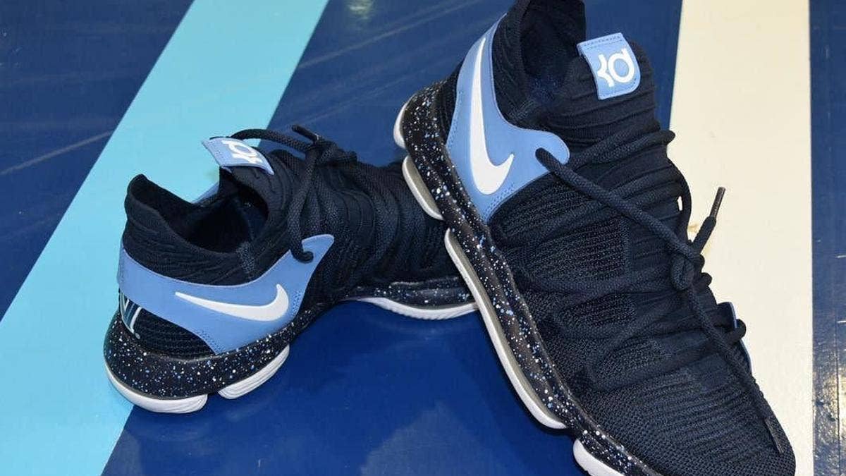 Villanova shows off exclusive colorway of the Nike KD 10.