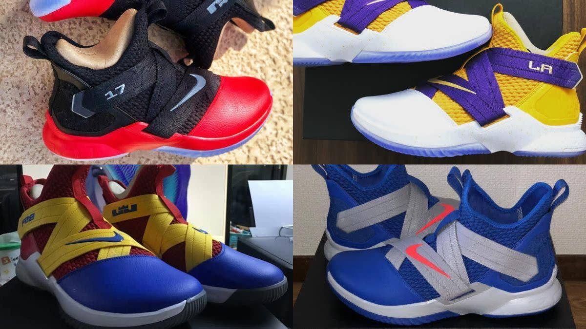 Taking matters into their own hands, fans of LeBron James add personalized touches to his Nike LeBron Soldier 12 signature sneaker with the help of NIKEiD customization.