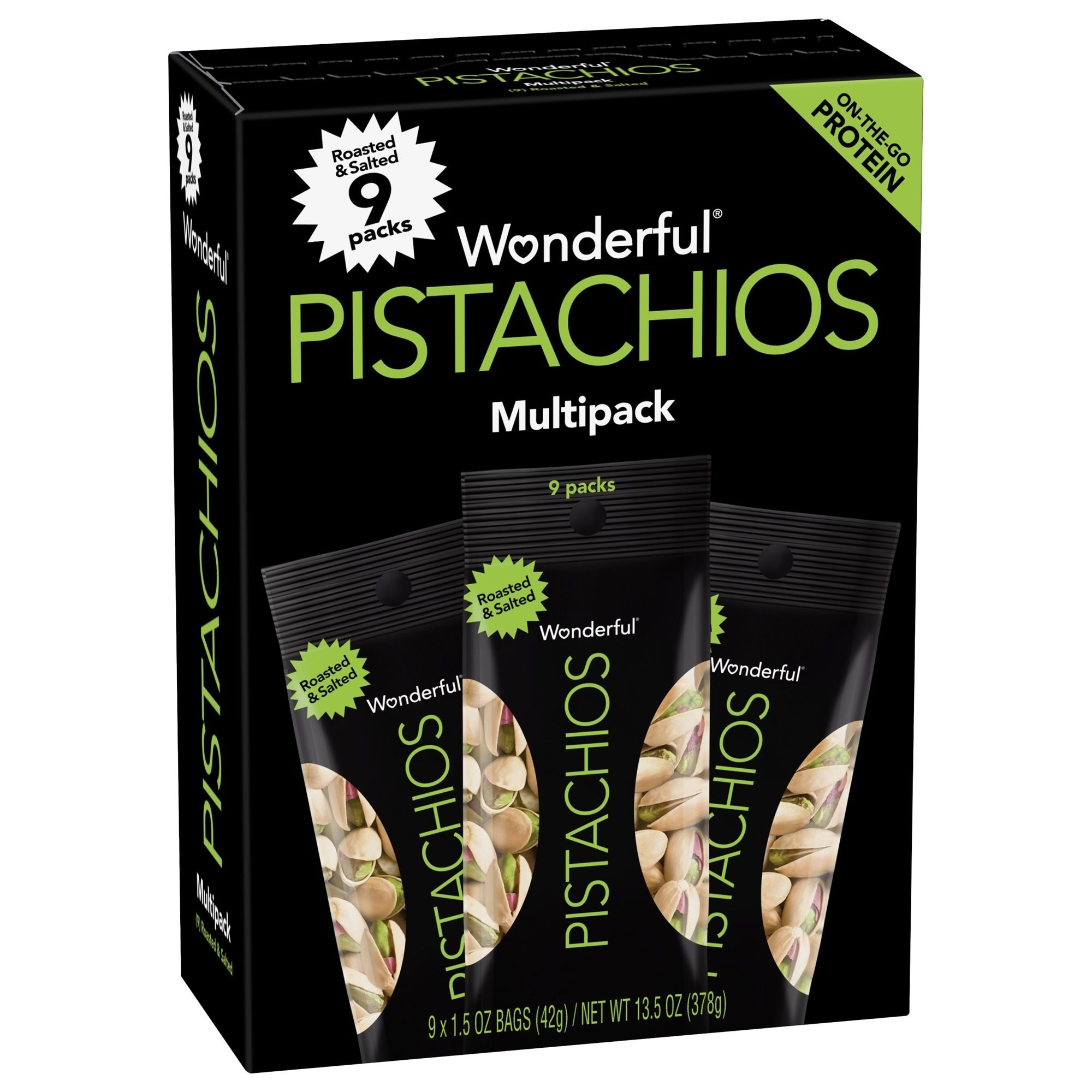 the pack of pistachios