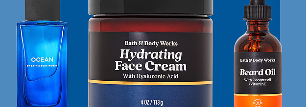 Bath and Body Works TEAKWOOD For Men - Full Size 3 PC Set - Cream, Wash,  Spray