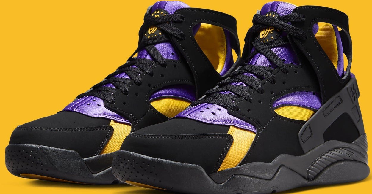 This Lakers-Themed Nike Air Flight Huarache Drops Next Month