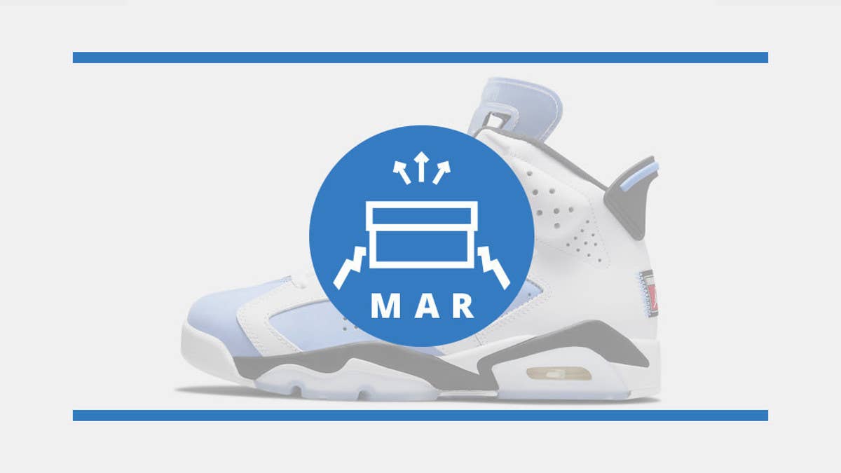 From the 'Playoffs' Air Jordan 12 to the 'University Blue' Air Jordan 6, here are the most important Air Jordan releases you need to know about in March 2022.