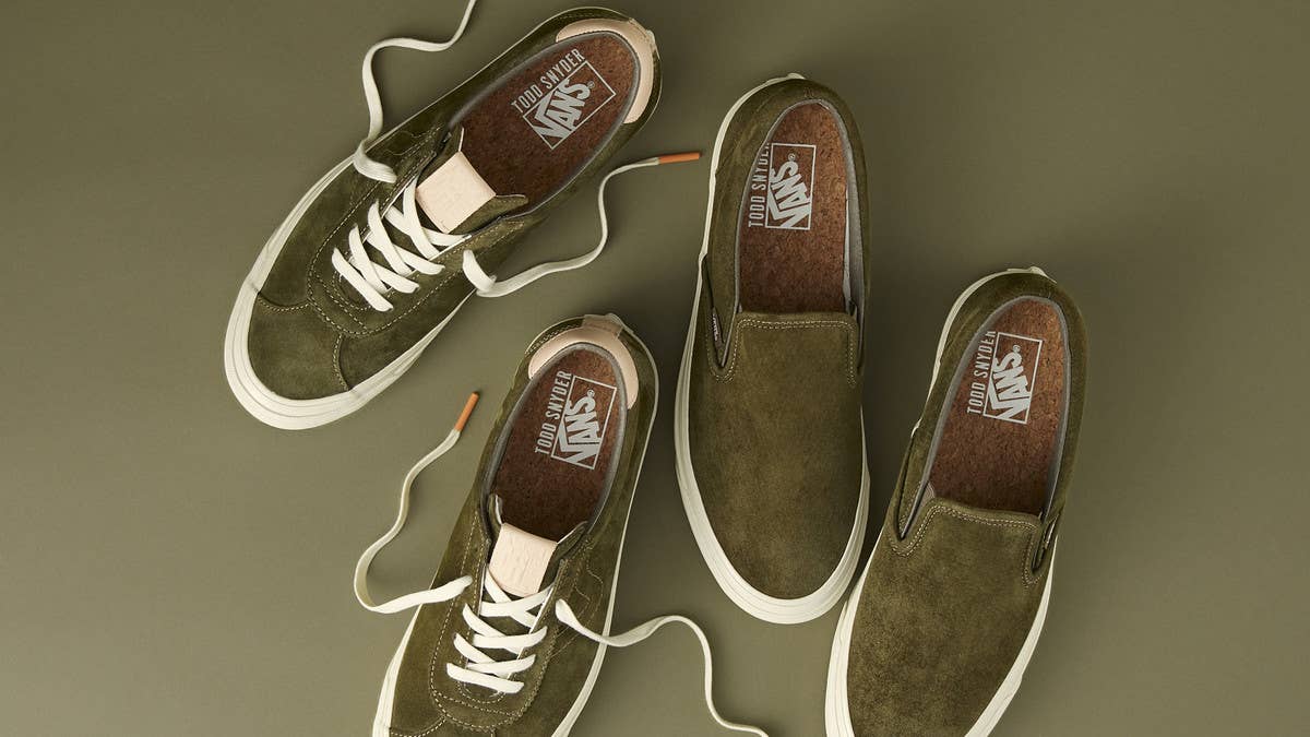 The Dirty Martini inspires Todd Snyder and Vans' newest two-shoe collection that's dropping in April 2023. Click here for a detailed look and the release info.