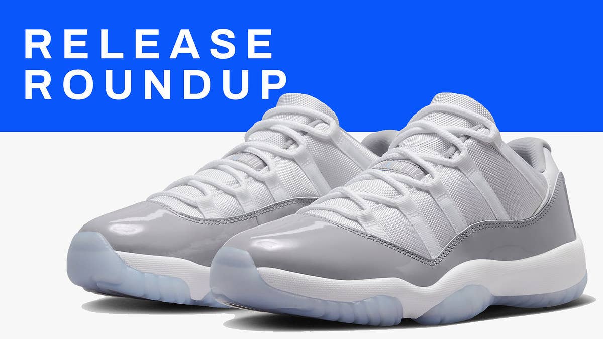 From the Bape x Adidas Campus 80s to the 'Cement Grey' Air Jordan 11 Low, here is a detailed guide to all of this week's best sneaker releases. 