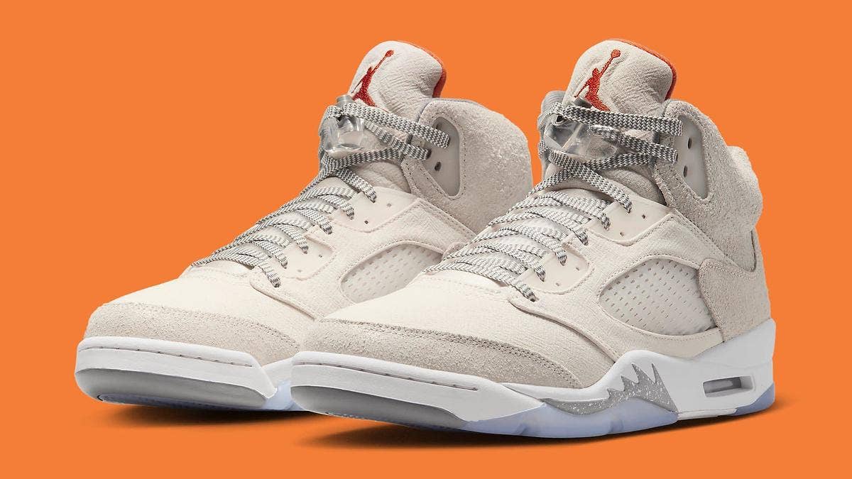 A new 'Craft' Air Jordan 5 colorway is expected to drop in June 2023. Click here for an official look and additional details about the release.